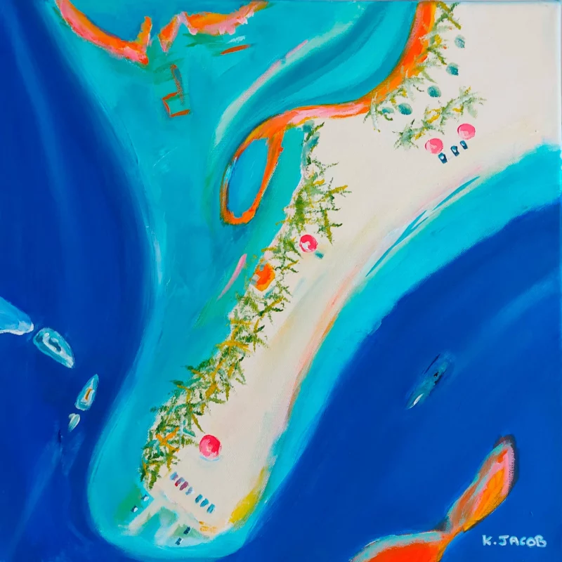 Peinture marine moderne par Krystel Jacob